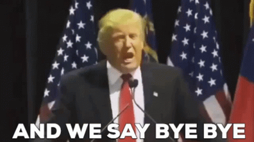 Goodbye Trump Speech GIF