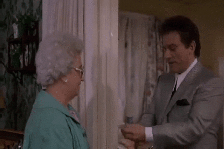 Goodfellas Tommy Devito Talking To Mother GIF