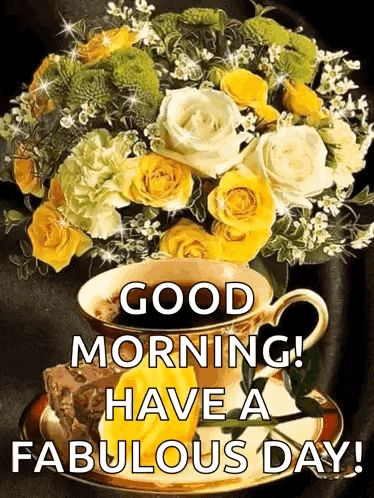 Goodmorningflowersandcoffee Good Morning Coffee Gif GIF