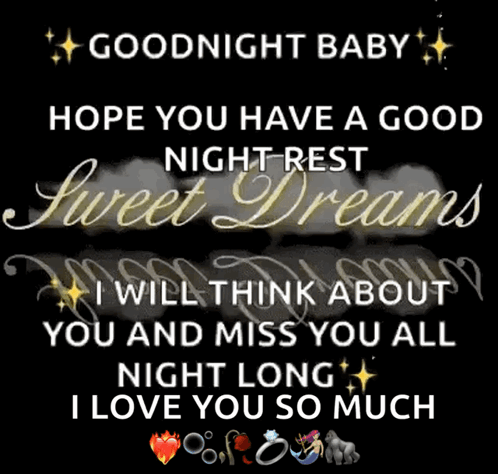 Goodnight Baby Sweet Dreams Love