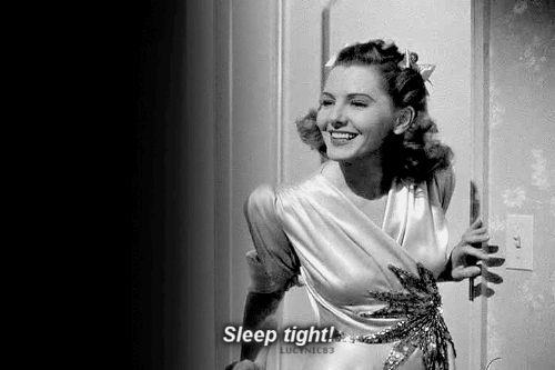 Goodnight Beautiful Lady Sleep Tight GIF