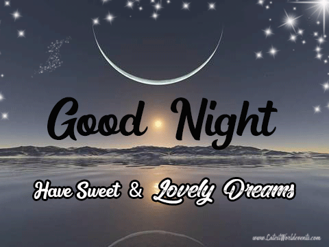Goodnight Beautiful Twinkling Stars Have Sweet Lovely Dreams GIF