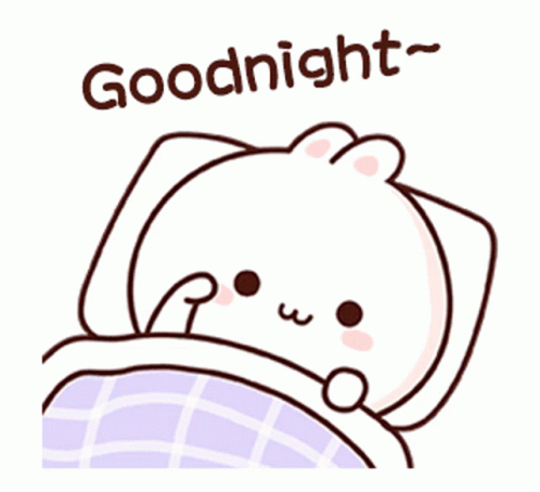 Goodnight Cute Wave GIF