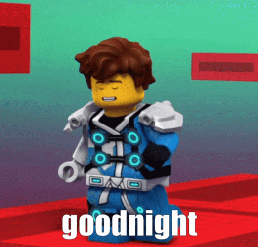 Goodnight Dancing Lego GIF