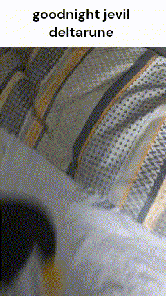 Goodnight Jevil Deltarune Toy GIF