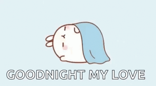 Goodnight My Love Putting On Blanket GIF