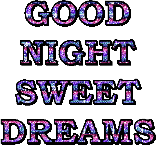 Goodnight My Love Sweet Dreams Glittering GIF | GIFDB.com