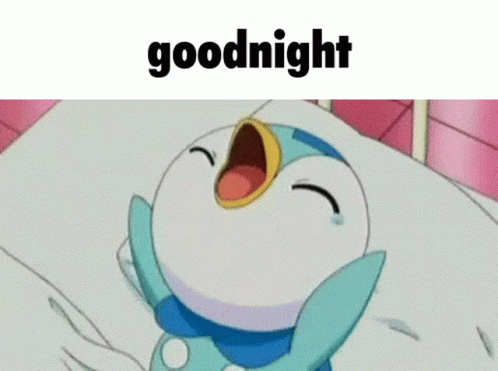 Goodnight Piplup GIF
