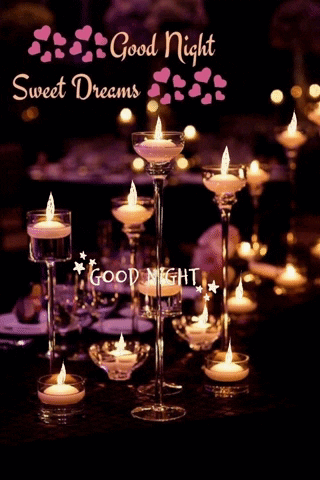 Goodnight Sweet Dreams Candlelights GIF