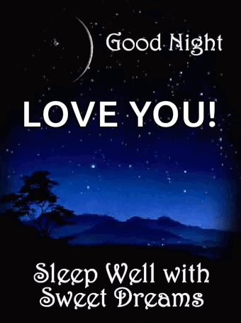Goodnight Sweet Dreams Love You Shooting Star GIF