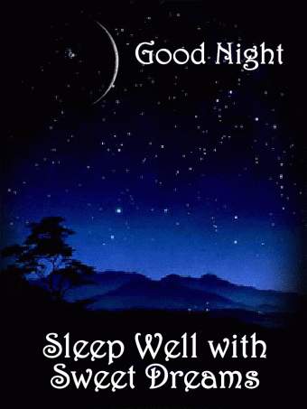 Goodnight Sweet Dreams Shooting Star GIF