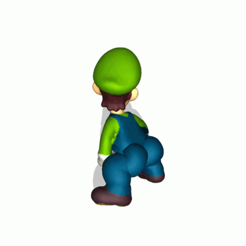 Goofy Ahh Dance Luigi GIF