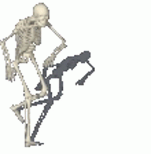 Goofy Ahh Dance Skeleton GIF