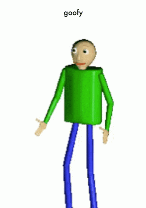 Goofy Ahh Griddy Baldi's Basics GIF