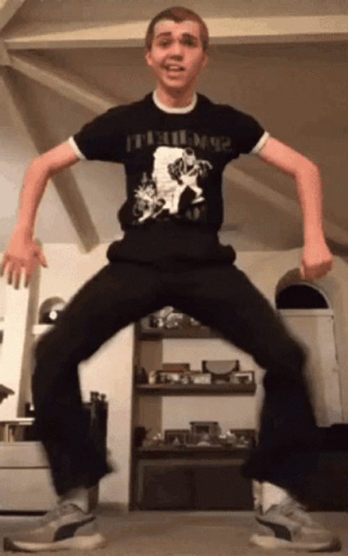 Goofy Ahh Griddy Dance GIF