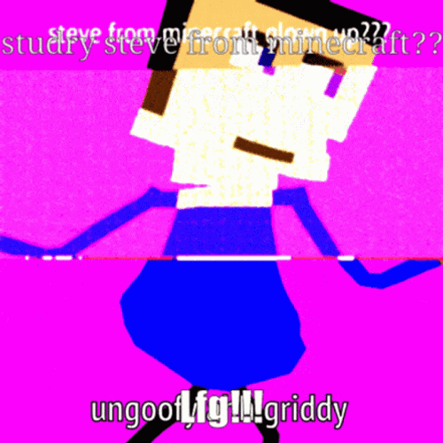 Goofy Ahh Griddy Glitch GIF