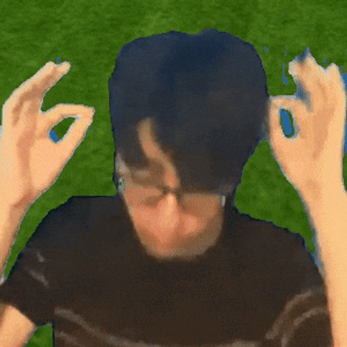 Goofy Ahh Griddy Okay Sign GIF