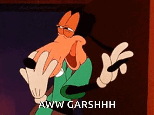 Goofy Cartoon Making Funny Face GIF