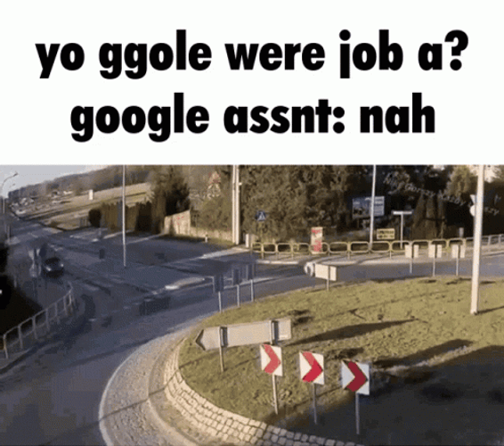 Google Assistant Car Flying Meme GIF