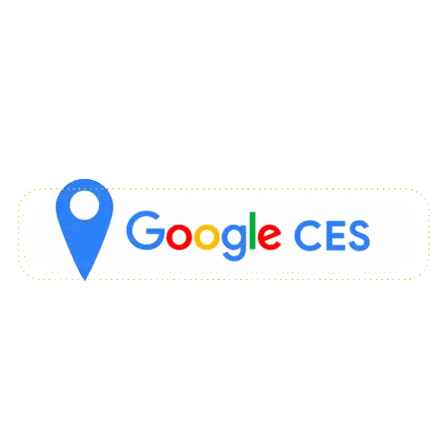 Google CES Logo With Map Pin