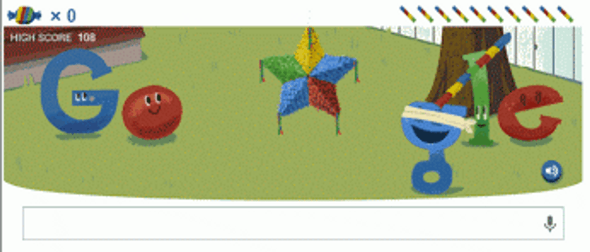 Google Doodle Blindfold Candy Game GIF
