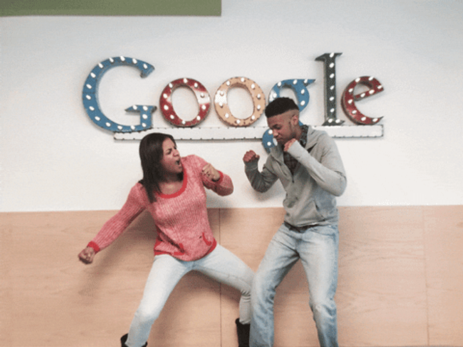 Google Fallon Fox Couple Fighting GIF