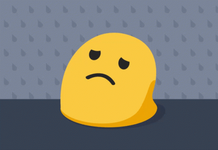 Google Hangouts Sad Crying Emoji