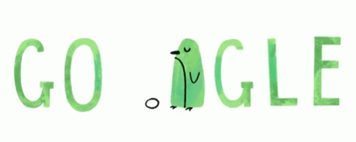 Google Logo Art Cute Parent Animals GIF