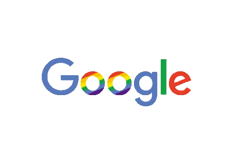 Google Logo with Rainbow Colors