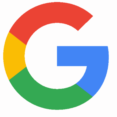 Google Logo with Red Yellow Blue Circle