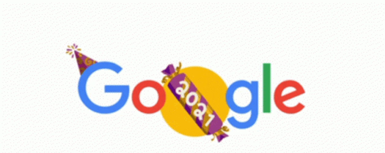 Google New Year 2022 GIF