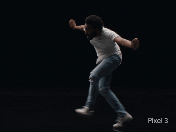 Google Pixel 3 Dance Turn GIF