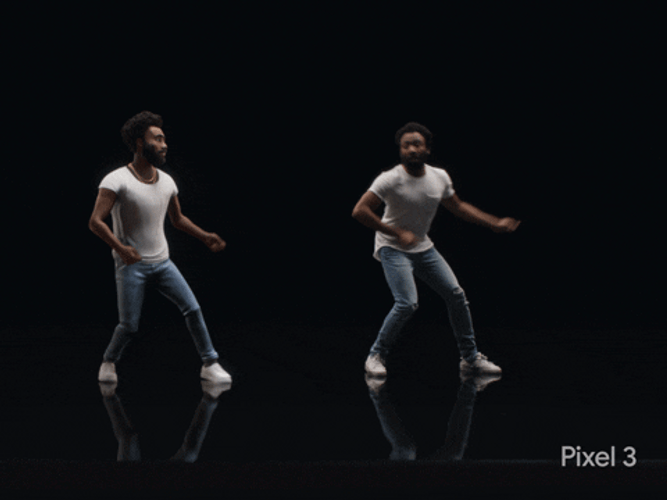 Google Pixel 3 Jump Dance Showdown GIF