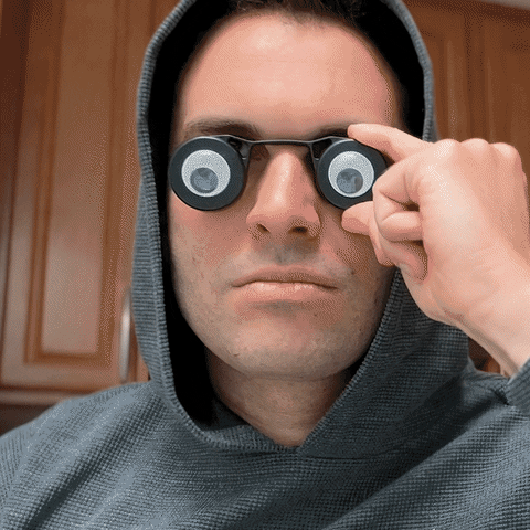 Googly Eyes Im Watching You GIF