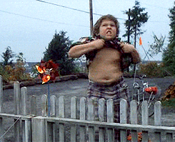 Goonies Hey You Guys Chunk Shaking Body Shirt Off GIF