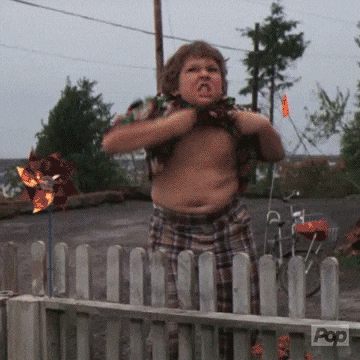 Goonies Hey You Guys Chunk Taking His Shirt Off GIF