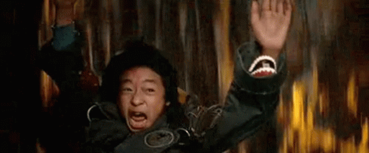 Goonies Richard Wang Falling GIF