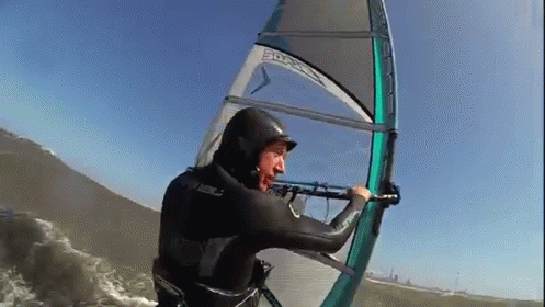 Gopro Recording Windsurfing GIF