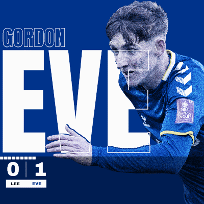 Gordon Eve in Blue Jersey Number 01
