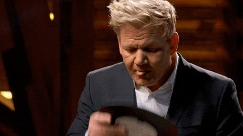 Gordon Ramsay Plate Lick GIF