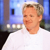 Gordon Ramsay Smile Hell's Kitchen GIF