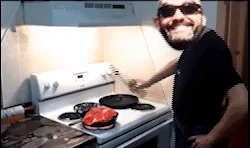 Gordon Ramsey Cooking Steak Face Swap GIF