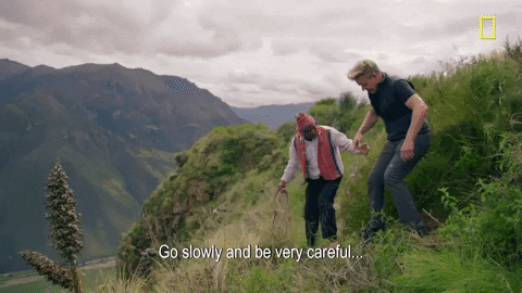 Gordon Ramsey Hiking With Local GIF