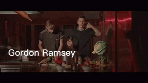 Gordon Ramsey 'S Ring Ring Video Features A Young Man GIF