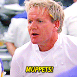 Gordon Ramsey Shouting Muppets GIF