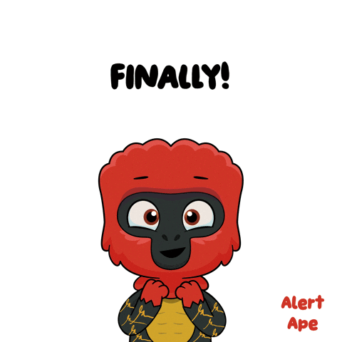 Gorilla Saying Finally Yes