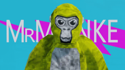 Yellow Gorilla Tag Is Kung Fu Master GIF