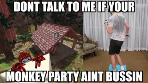 Gorilla Tag Party Are Not Bussin GIF