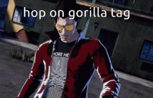 Encouraging To Play Gorilla Tag GIF