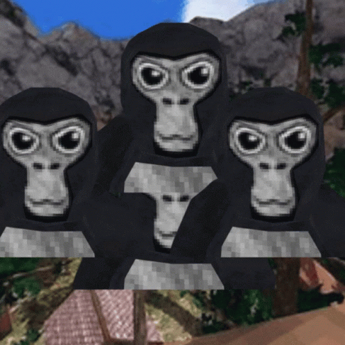 Cloning Of The Black Gorilla Tag GIF
